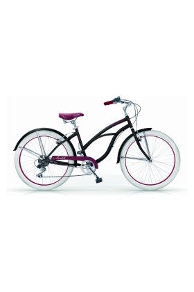 Bici  Cruiser MBM HONOLULU DONNA Ruota 26"-Nero