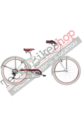 Bici  Cruiser MBM HONOLULU DONNA Ruota 26"-Verde Menta