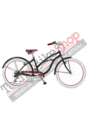 Bici  Cruiser MBM HONOLULU DONNA Ruota 26"-Nero