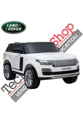 Auto Elettrica Per Bambini Land Rover Range Rover Sport HSE 2 Posti -Bianco