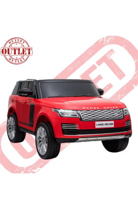 Auto Elettrica Per Bambini Land Rover - Range Rover Sport HSE 2 Posti-Rosso - Seconda Scelta