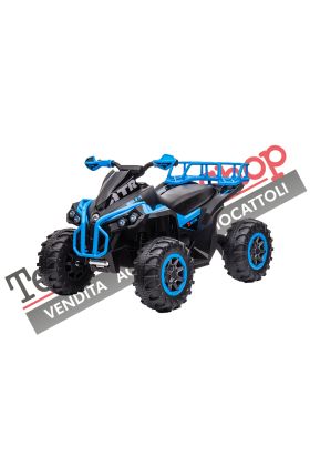 Quad Elettrico per Bambini ATV  1.0 12V  con Radiocomando-Blu