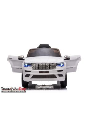 Auto Macchina Elettrica per Bambini JEEP GRAND CHEROKEE 12V-Bianco