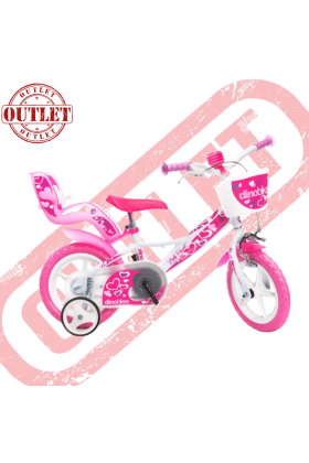 Bicicletta Bambina Dino Bikes Little Heart 12"- Seconda Scelta