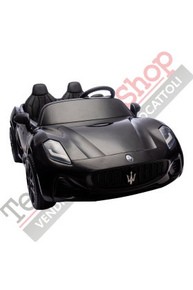 Auto Elettrica Per Bambini Maserati Folgore 12V-Nero