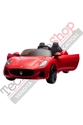 Auto Elettrica Per Bambini Maserati Folgore 12V-Rosso