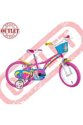 Bicicletta Bambina Dino Bikes Me Contro Te 14" - Espositiva