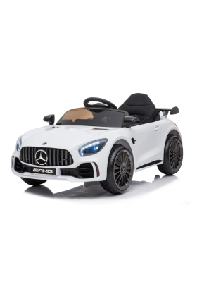 Auto Elettrica Per Bambini Mercedes GTR GT-R AMG 12V - Small-Bianco