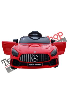 Auto Elettrica Per Bambini Mercedes GTR GT-R AMG 12V - Small-Rosso