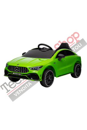 Auto Elettrica per Bambini Mercedes CLA 45 AMG 12V-Verde
