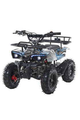 Miniquad ATV KXD Mini Hunter M8ES Ruota 6"-Azzurro