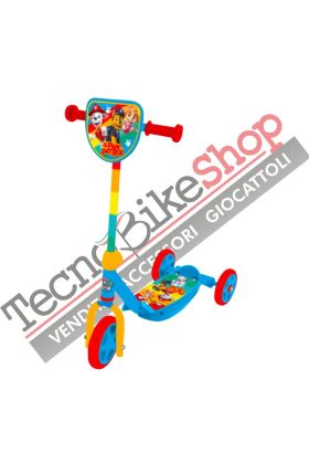 Monopattino per Bambini in Acciaio 3 Ruote Paw Patrol