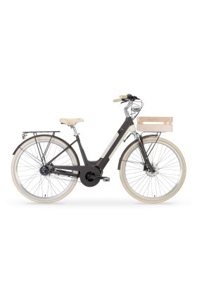 Bicicletta Elettrica A Pedalata Assistita MBM E-Primavera Donna 28"-Nero(Matt Black)