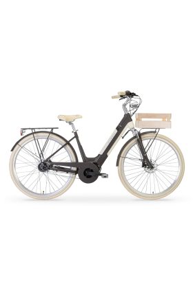 Bicicletta Elettrica A Pedalata Assistita MBM E-Primavera Sport Donna 28"-Marrone(Matt Chocolate)