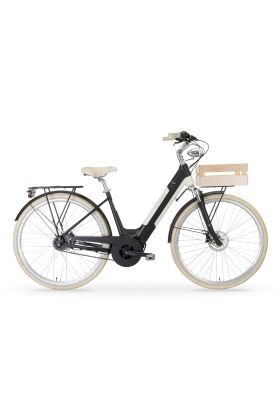 Bicicletta Elettrica A Pedalata Assistita MBM E-Primavera Donna 28"-Nero(Matt Black)