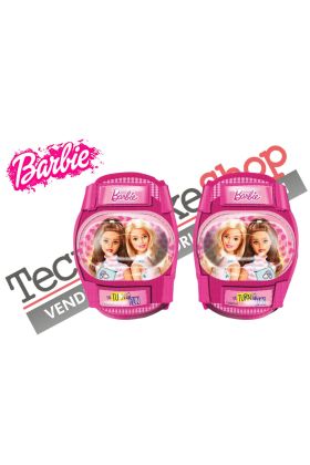Protezioni Ginocchiere + Gomitiere  per Bambini Bici Monopattino Skate Dino Bikes Barbie 