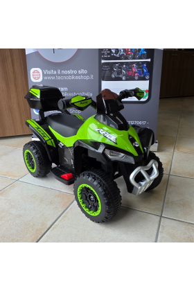 Quad Espositivo Per Bambini ATV Mini Quad Deluxe 6V - Verde