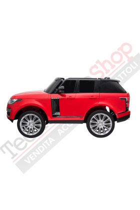 Auto Elettrica Per Bambini Land Rover Range Rover Full Optional-Rosso