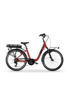 Bicicletta Elettrica A Pedalata Assistita MBM Rhea 28"-Rosso Opaco