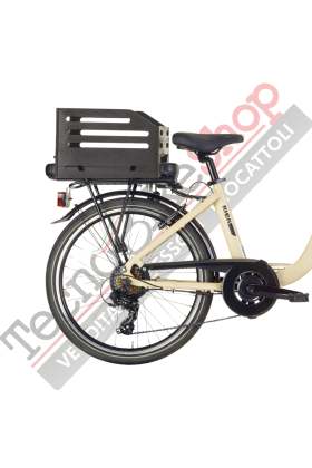 Bicicletta Elettrica A Pedalata Assistita MBM Rhea 24"-Beige