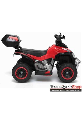 Quad Elettrico Per Bambini  Tecnobike Shop  ATV Mini Quad Deluxe 6V-Rosso