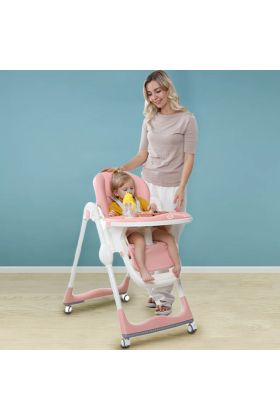 Seggiolone Pappa Wizy Easy 0 - 36 Mesi Chiusura Salvaspazio e Altezza Regolabile 