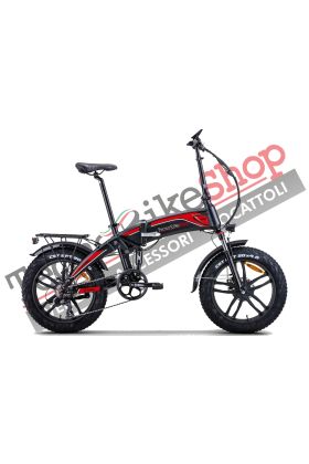 Bici Elettrica Pieghevole E-BIKE Fat Bike RKS RD08 Sport Bike Dallas Luxury 250w 48v-Rosso