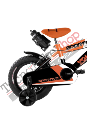 Bicicletta Bambino Movimento a Sfera Volare Sportivo 12"-Arancione