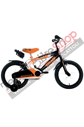 Bicicletta Bambino Movimento a Sfera Volare Sportivo 14"-Arancione