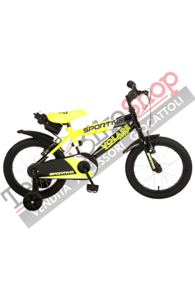 Bicicletta Bambino Movimento a Sfera Volare Sportivo 16"-Giallo