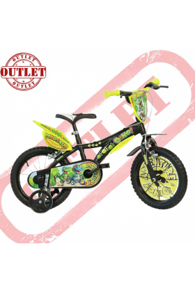 Bicicletta Bambino Dino Bikes Dinosaur DINO T-REX 14" - Seconda Scelta 