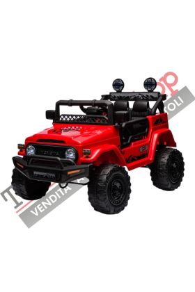 Auto Macchina Elettrica per Bambini Toyota Fj Cruiser Ride-on 12V-Rosso