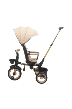 Trico Luxury Gold Triciclo Passeggino 7 in 1 per Bambini -Beige