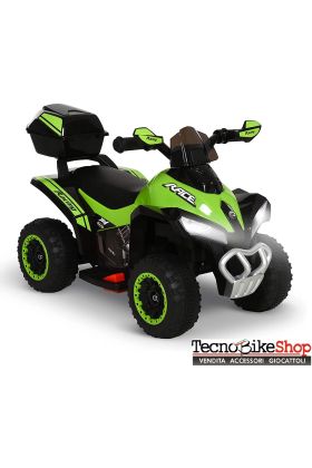 Quad Elettrico Per Bambini  Tecnobike Shop  ATV Mini Quad Deluxe 6V-Verde