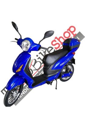 Bici Elettrica Scooter Velocipede Vitale NJT-007 250W  20Ah 48V Batteria a Grafene-Blu