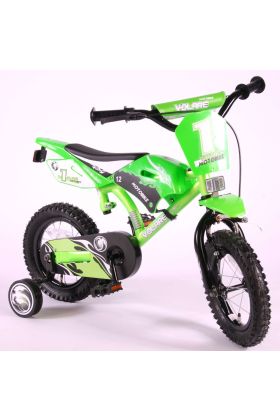 Bicicletta per Bambini Volare Moto Bike 12" Verde Satinato