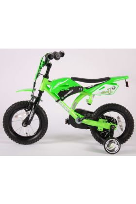 Bicicletta per Bambini Volare Moto Bike 12" Verde Satinato