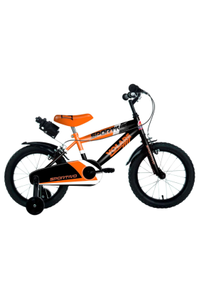 Bicicletta Bambino Movimento a Sfera Volare Sportivo 16"-Arancione