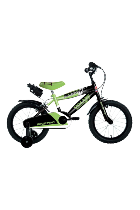 Bicicletta Bambino Movimento a Sfera Volare Sportivo 14"-Verde