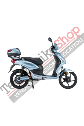Bicicletta Elettrica Scooter Z-TECH  ZT-09-TDC 1000W 20Ah 48V Batteria Piombo-Silver/Grigio Metallizzato
