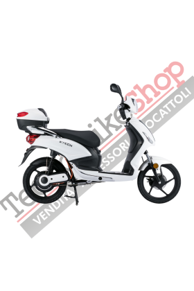 Bicicletta Elettrica Scooter Z-TECH  ZT-09-TDC 1000W 20Ah 48V Batteria Piombo-Bianco