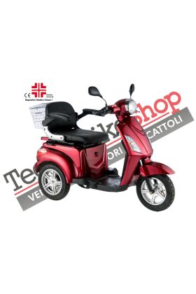 Scooter Z-TECH ZT-15-E "TRILUX PLUS" 3 RUOTE Differenziale per Disabili e Anziani Con Elettrofreno