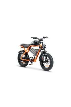 Bici Elettrica Z-Tech LEGACY 4.0 – ZT-75B 48V 13Ah Batteria a Litio -Arancione