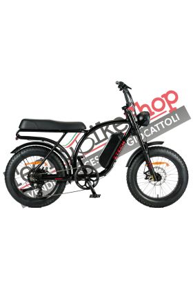 Bici Elettrica Z-Tech ZT-86-B Legacy 2.0 250W 48V 13Ah Batteria a Litio Nero