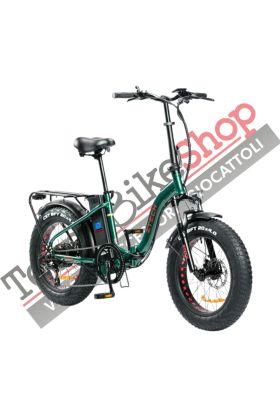 Bicicletta Elettrica Pieghevole Z-Tech ZT-89-E Folding Etna 250W 36V 10.4Ah Batteria Litio
