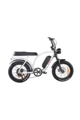 Bici Elettrica Z-Tech ZT-86-B Legacy 2.0 250W 48V 13Ah Batteria a Litio -Bianco