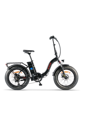 Bicicletta Elettrica Pieghevole Z-Tech ZT-89-D Folding Etna 2.0 250W(500W) 13Ah 48V Litio-Nero