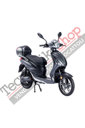 Bicicletta Elettrica Scooter Z-TECH ZT-09-TA NEW 250W 12 Ah 48V Batteria Piombo-Nero Opaco Matt