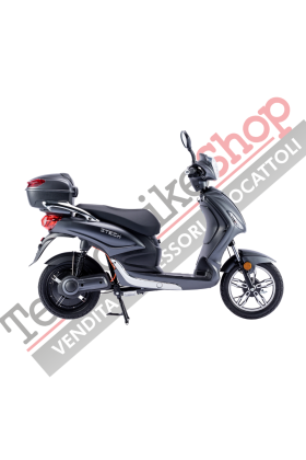 Bicicletta Elettrica Scooter Z-TECH ZT-09-E 250W 12 Ah 48V Batteria Piombo-Nero Opaco Matt