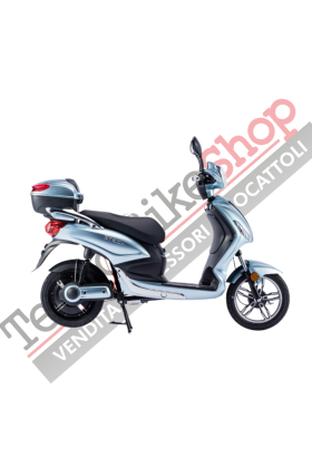 Bicicletta Elettrica Scooter Z-TECH ZT-09-TA NEW 250W 12 Ah 48V Batteria Piombo-Azzurro